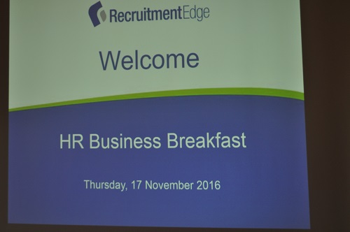 Recruitment Edge HR Business Forum - Nov 2016